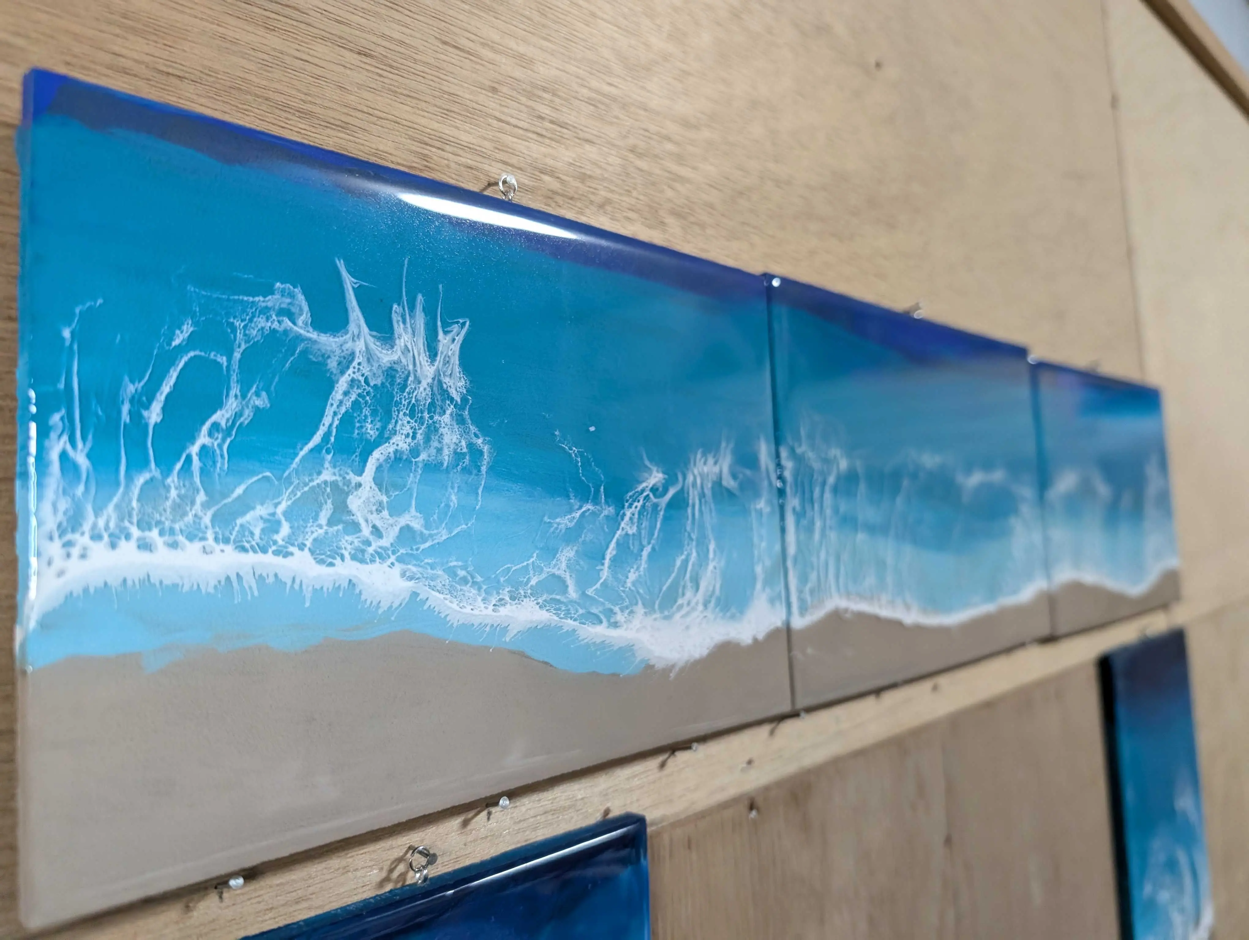 シンプルレジンアート！【1時間30分】海を彩るレジンアート体験！